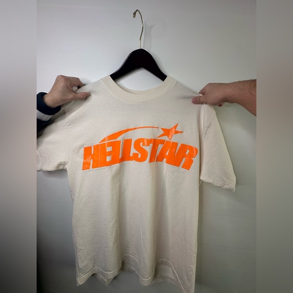 Hellstar Classic Gel Tee White/Orange